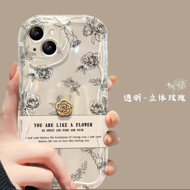 Korean 3D Bow Pearl Chain Case for Samsung Galaxy S24 S23 Ultra S21 Plus S20 FE A54 A34 A52 A53 A33 A35 A55 A14 M54 A23 A24 A32