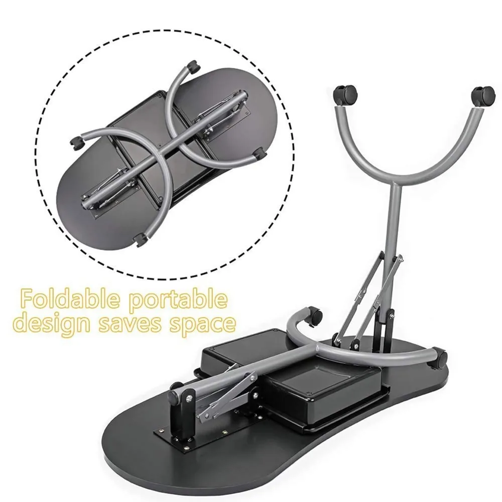 LEIBOU Professional 36''L Portable & Foldable Manicure Table Nail Technician Desk Workstation Manicure Table