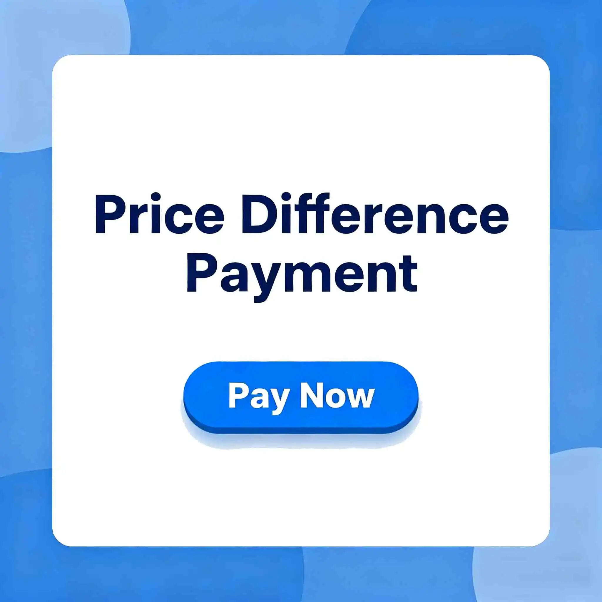 Extra fee Special price difference supplement link just for the price difference of the products in our shop