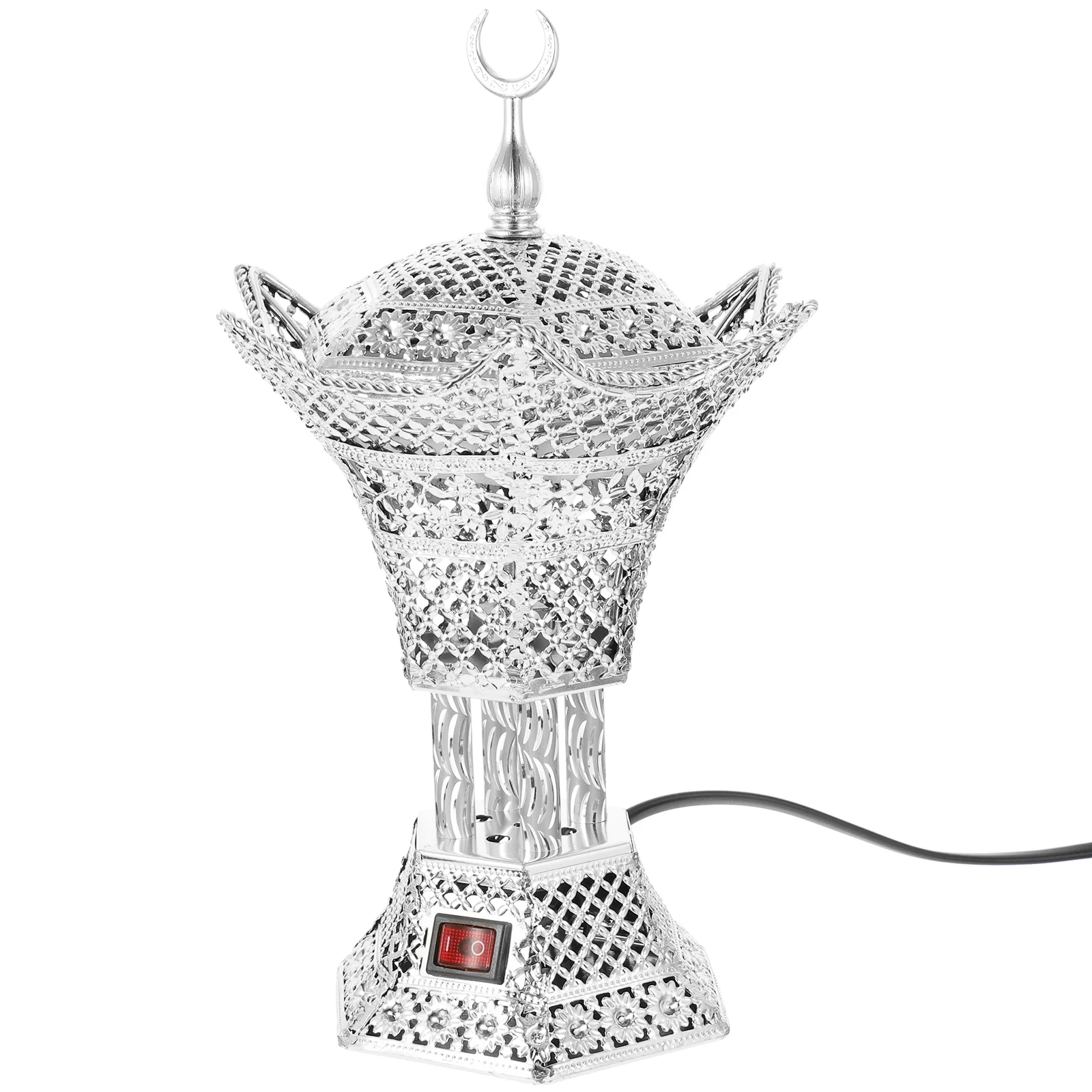 

Electric Censer Home Decor Plug-in Aroma Heater Incense Burner Metal Retro Ornament for Incense Burner For Decoration Room