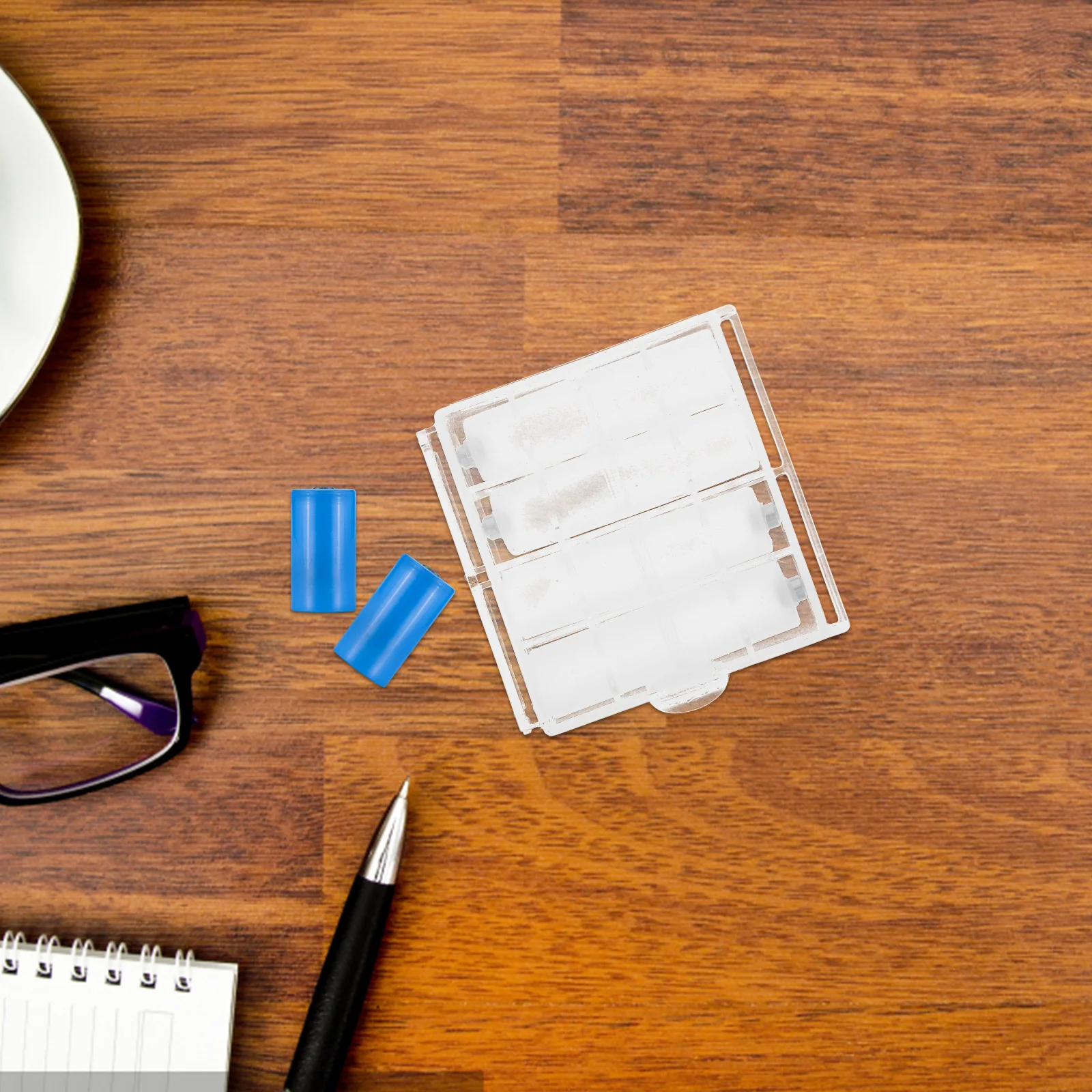 

4Pcs Aaa to Aa Converter Adapter Compact Storage Design for Remote Controls Flashlights Electronic Devices Use