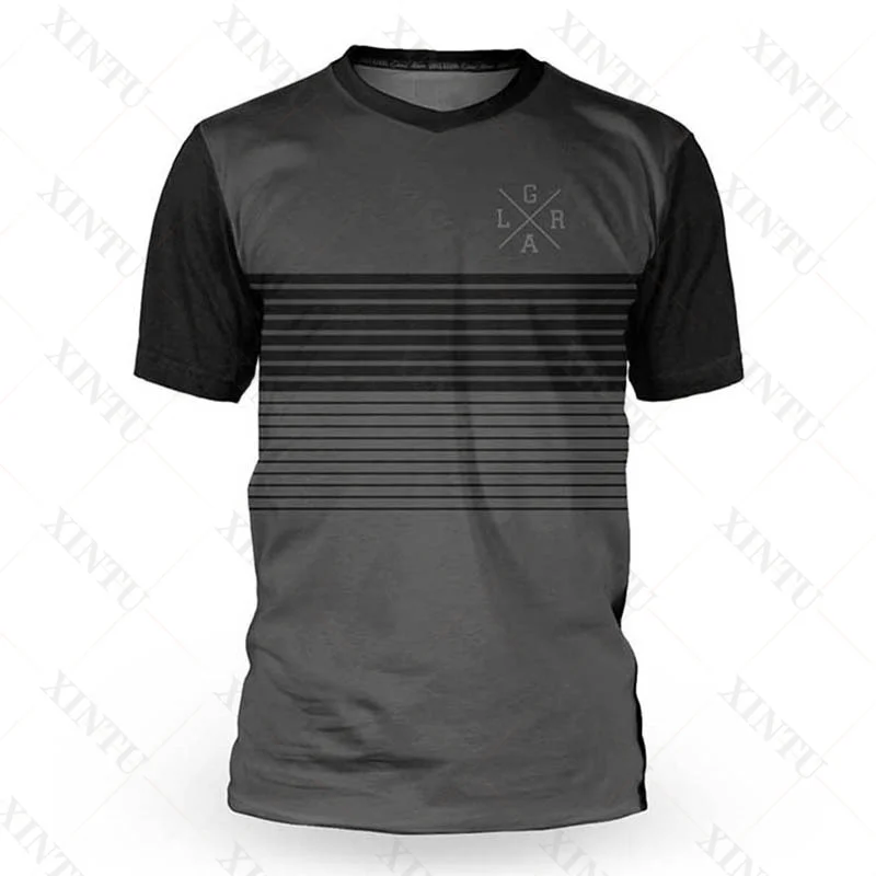 Männer Lösen Reiter Kurzarm Jersey MTB Radfahren Atmungsaktive Shirts Off-Road DH Mountainbike Sportswear BMX Enduro bekleidung