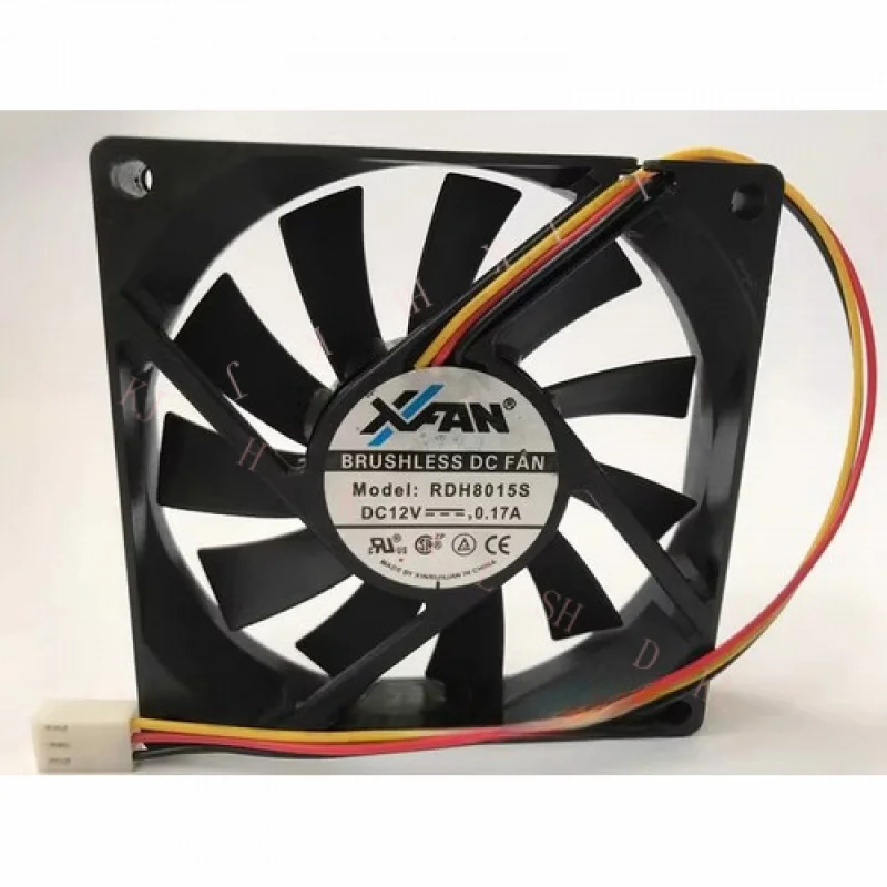 

N NEW FOR RUILIAN 8015 RDH8015S DC12V 0.17A Cooling fan