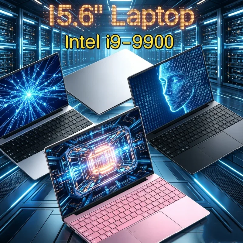 Resplendent 2026 New 15.6 Laptop Intel Core I9 9900 Gaming PC Radiant Ultra Thin Distinct Workplace Learning Machine 1920*1080