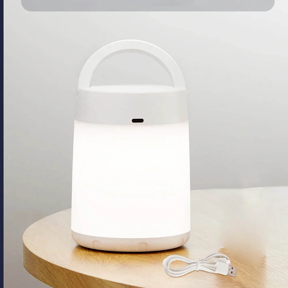 Night Light Rechargeable Bedside Sleep Light Remote Control Baby Feeding Ambient Light Eye Protection Lamp for Bedroom