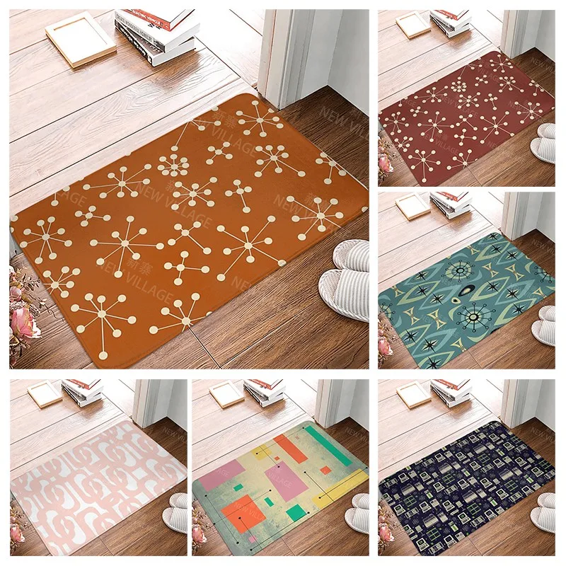 Anti-slip Bath Mat Bathroom Small Rug Shower Mat Home Decor Door Mat Kitchen Mat Bedroom Entrance Room Mats Floor Carpet vintage