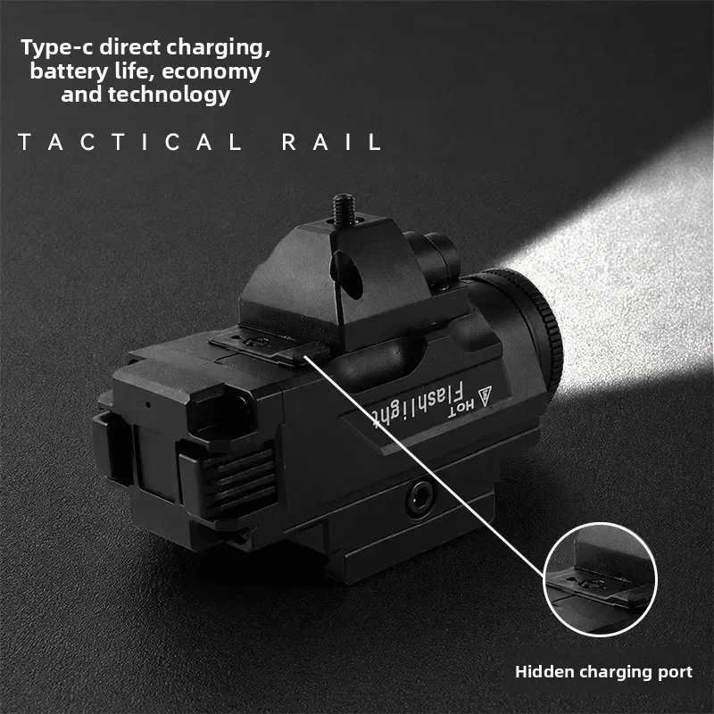 Space Saving Low Profile Design WL14 Nylon Under Barrel Torch Built-in Recharge Lithium 20MM Rail Compact Install Parts