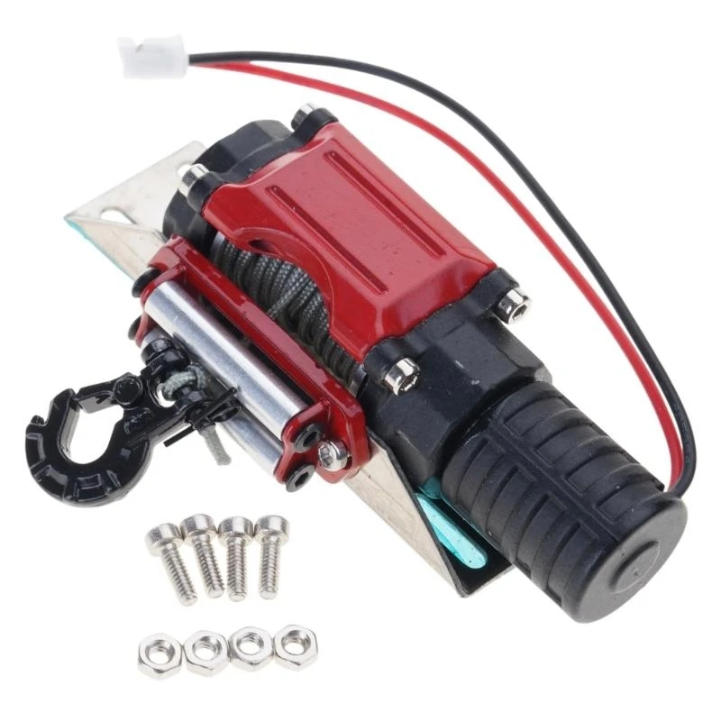 อัตโนมัติจำลอง Winch 1/10 RC Crawler รถสำหรับ SCX10 90046 Gen8 15UB