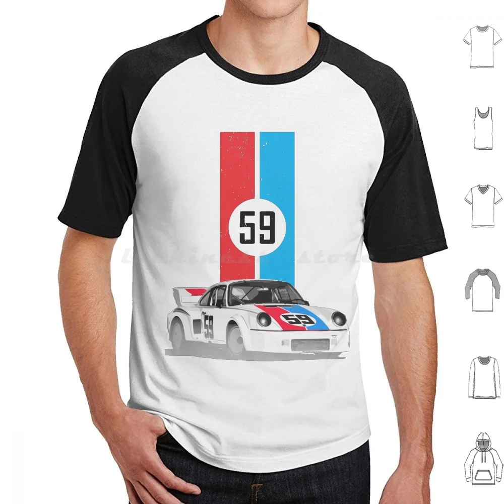 Retro Imsa Gt Race Car T Shirt 6xl Cotton Cool Tee 24 Hours Of Daytona Race Car Racing Gtlm Imsa Motor Sports 59 Livery Racecar