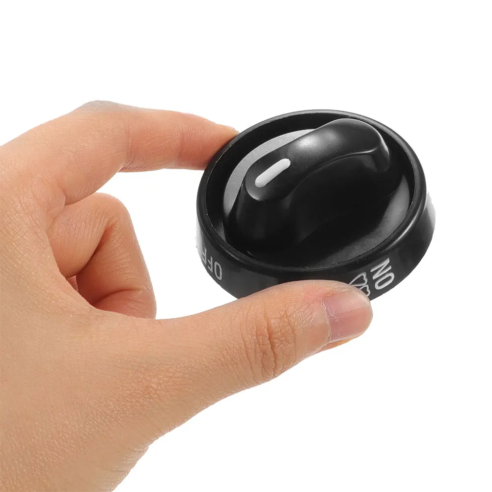 

2 Pcs Gas Stove Knobs Replacements Electric Cooktop Desktop Plastic Burner Control