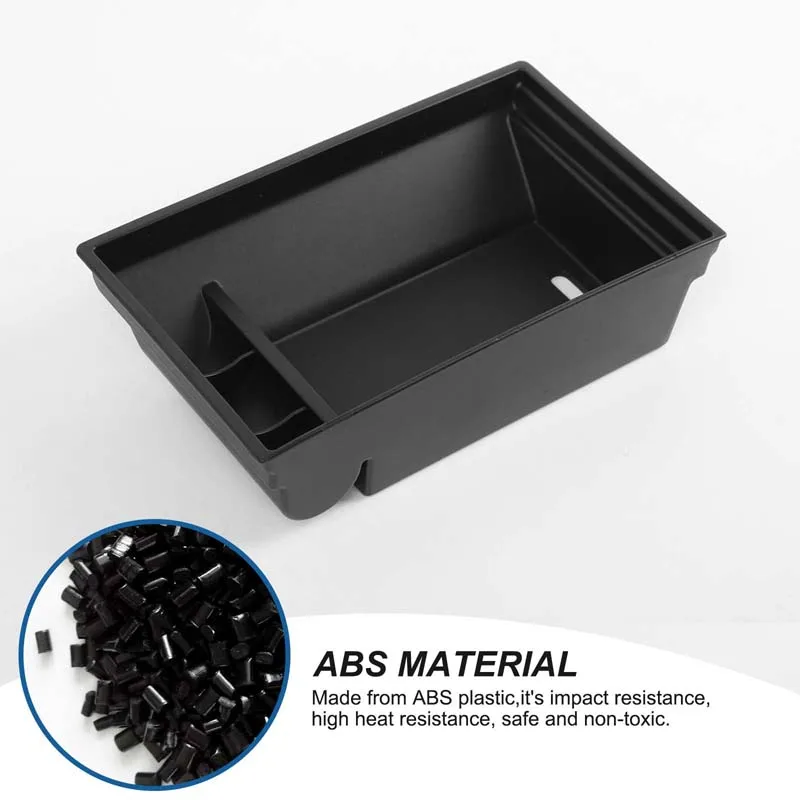 1 pezzo set ABS nero Per Acura RDX 2013-2017 auto cambio di controllo centrale scatola di immagazzinaggio anteriore vassoio del telefono cellulare accessori auto