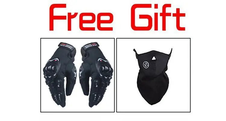 2 Gifs Motorcycle Helmet Dual Lens Full Face Motocross Helmet Motorbike Helmet Double Visors For adults casque casco moto