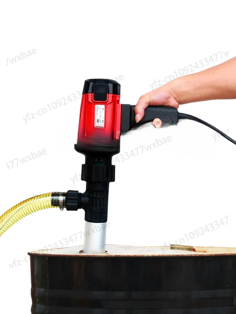 220V High-powered Portable Electric Hand Barrel Pump Six-speed Vertical Diesel Oil Drum With Small Electric Oil Pump 800W 1300W