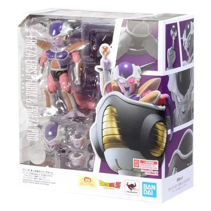 In Voorraad Echt Bandai S.H.Figuarts Dragon Ball Frieza Eerste Vorm Hover Pod Anime Action Figure Speelgoed Model Collectie Geschenken