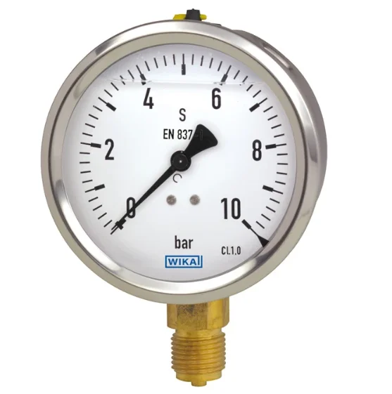 

1/4 bottom inlet analog positive pressure gauge 400bar, 8306370, 0bar minimum.