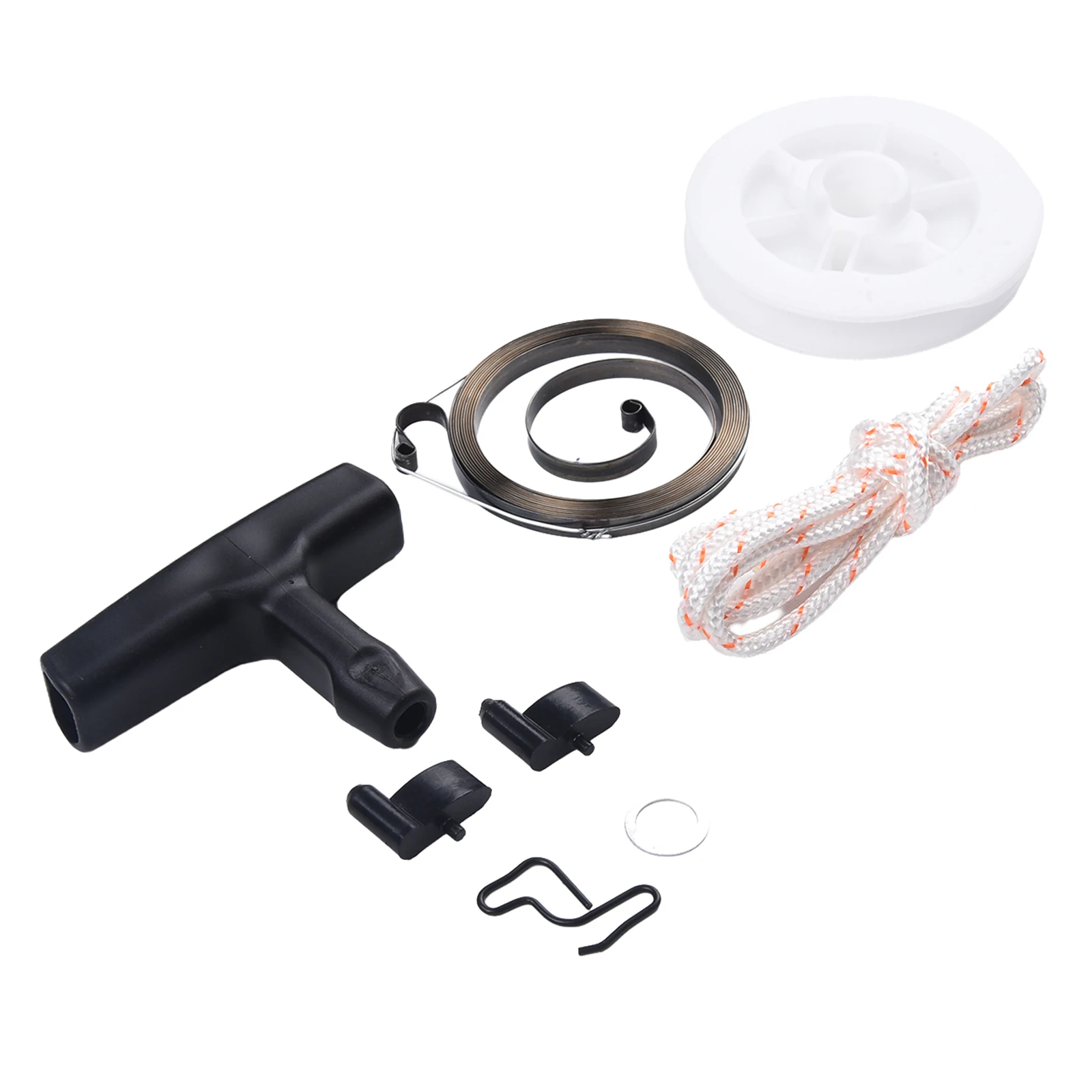 Engine Recoil starter Accessories Parts Tool Replacement Set Rewind Handle Rope Pulley Spring MS340 MS360 MS440