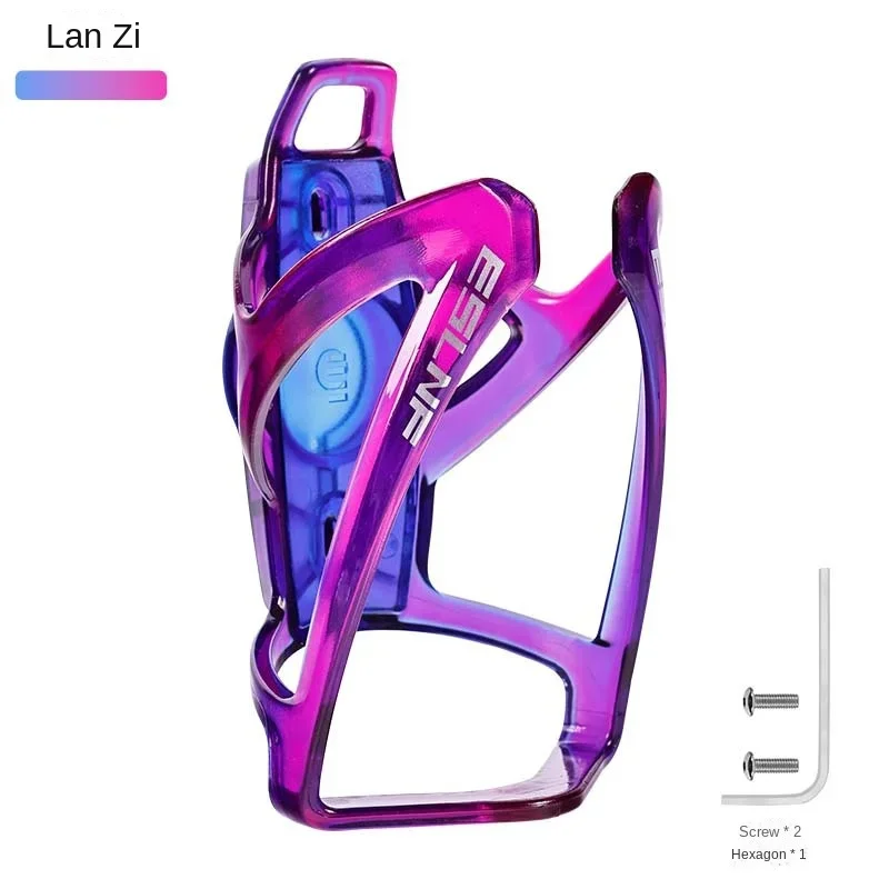 ESLNF أقفاص زجاجات الدراجة الجبلية الطريق دراجة زجاجة ماء حامل ملون خفيف الوزن الدراجات زجاجة قوس دراجة الملحقات #6