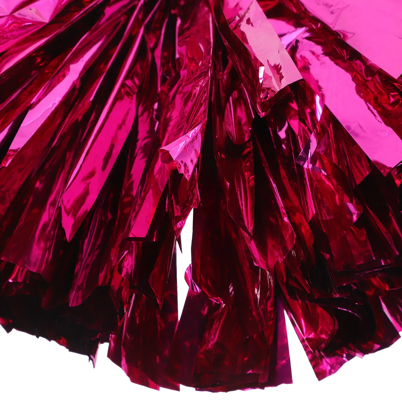 

2 шт. ярких помпонов для чирлидинга с прочными многоразовыми ручками, идеально подходят для танцевальных выступлений, поддержки болельщиков, школьных игр, выступлений и мероприятий.