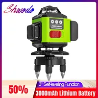 High-precision 4D 16 Line Laser Levels Green Light Selfleveling Horizontal & Vertical 3000mAh Lithium Battery Beams Cross Line