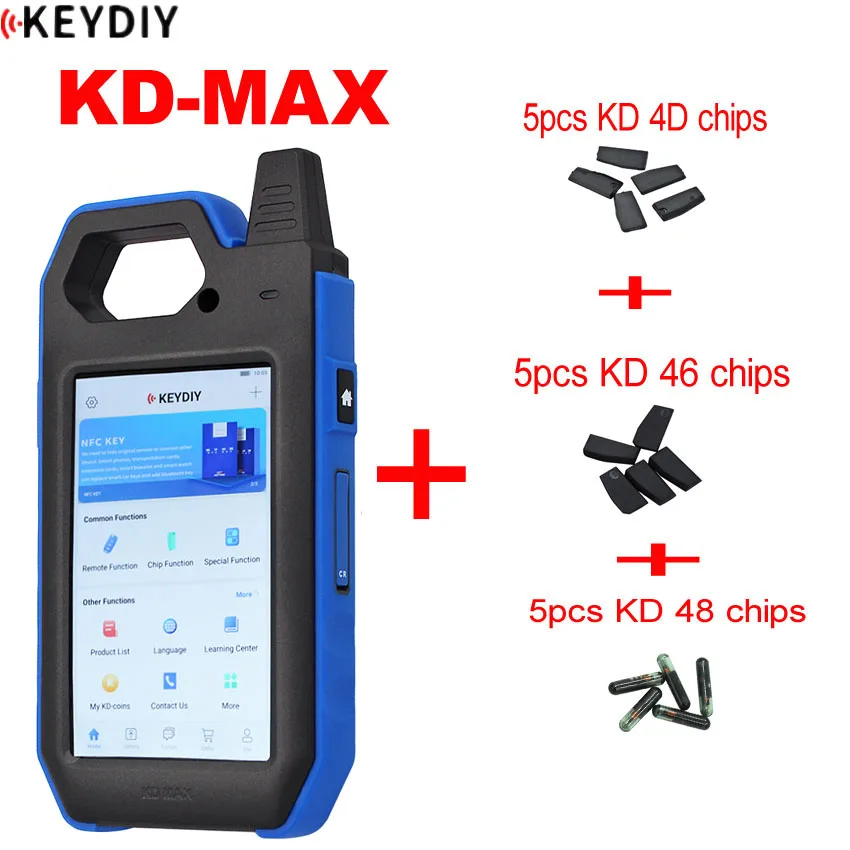 KEYDIY KDMAX Car Key Programmer Auto Remote Generator / Chip Reader / Frequency Tester Mutil-functional Smart Device + KD Chip