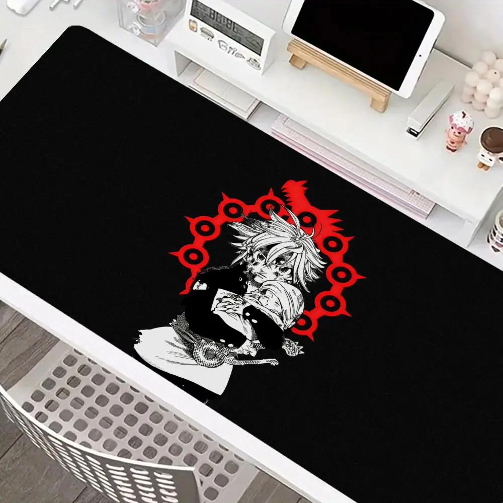 Popular Seven Deadly Sins Mouse Pad Game Pad Large XXL90x40 Pin Desk Pad Game Accessories Suitable for Gamers Keyboard Mouse Pad
