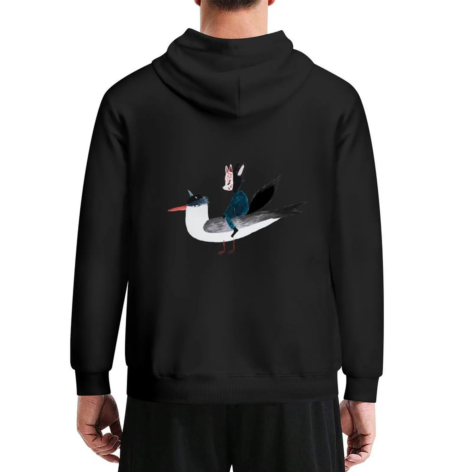 

Masked friends - tern and fox Hoodie men clothes autumn clothes autumn new products korean clothes tracksuit men