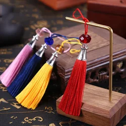 5Pcs Tassels Crystal Bead Tassels Craft Tassels Fan Tassels for Jewelry Making Pendant Handmade DIY Accessories