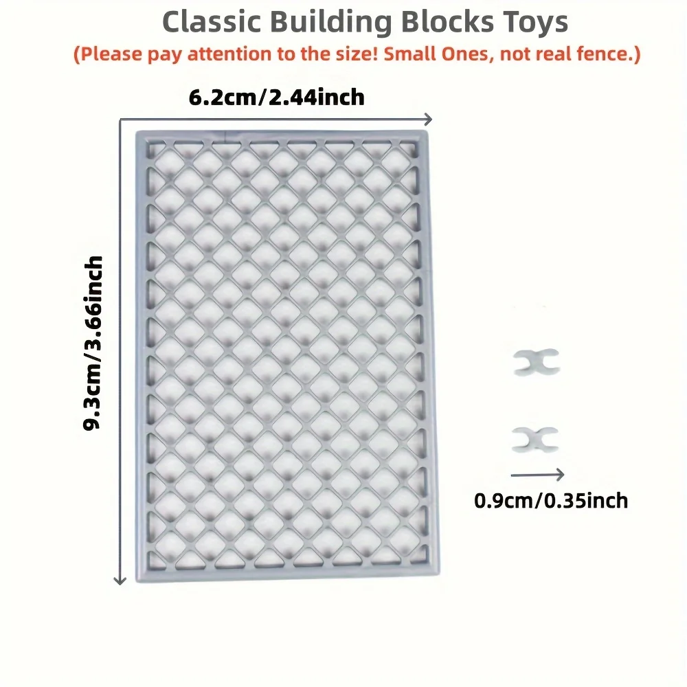 MOC Military Nets Building Blocks Toys Set DIY Blocks Toys for Boys Compatible Classic Farm Fence Military Fence Bricks Parts