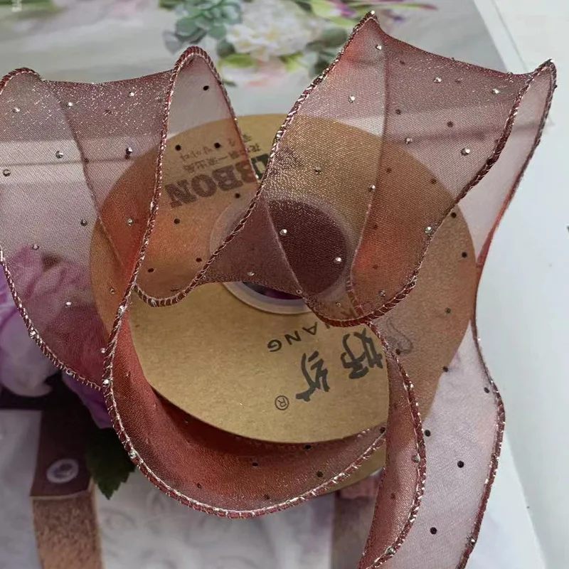 Bow Making Ribbon Shiny Fishtail Yarn Ribbon Diy Sewing Ribbon Colorful For Gift Packaging Party Decorations Clothing