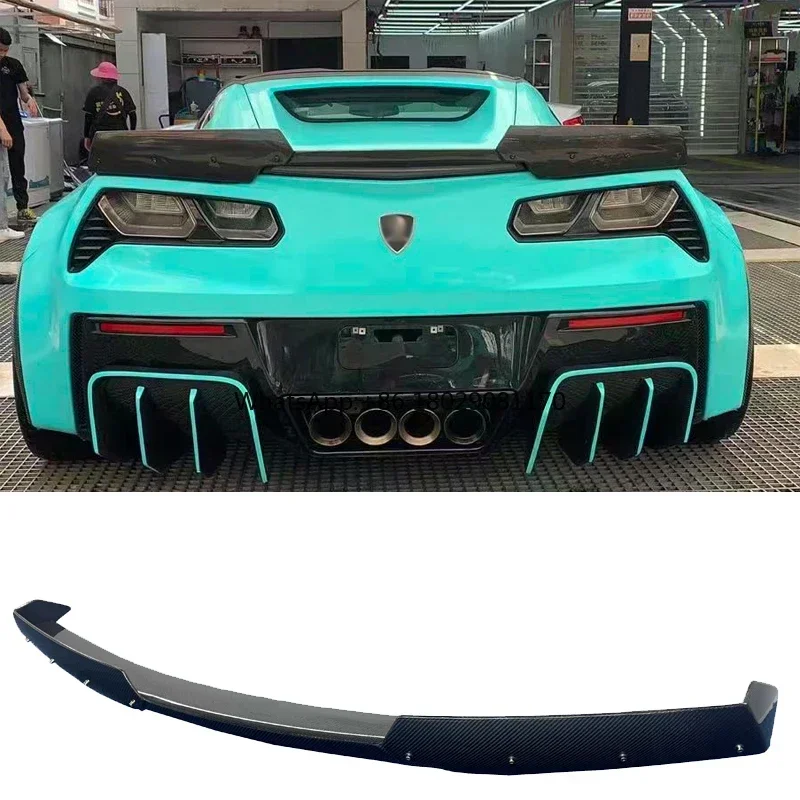 

For Chevrolet Corvette C7 Modified Carbon Fiber Tail Forge Carbon C7 Spoiler