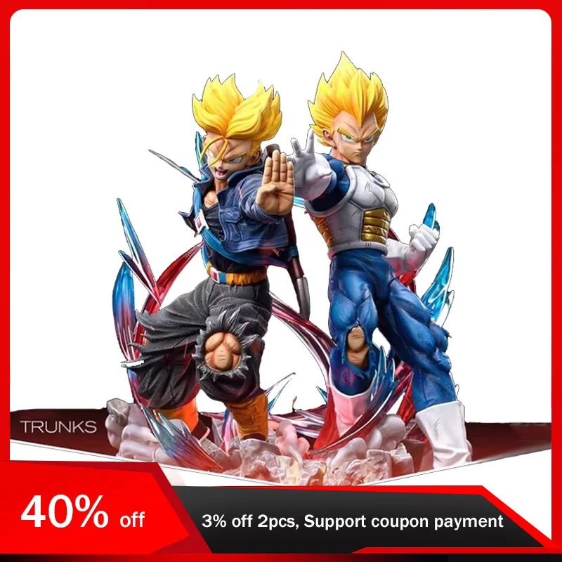 

32cm Anime Dragon Ball Vegeta Figure Vegeta Trunks Action Figure PVC Statue Model Figurine Kids Toy Gifts for Boys Collectible