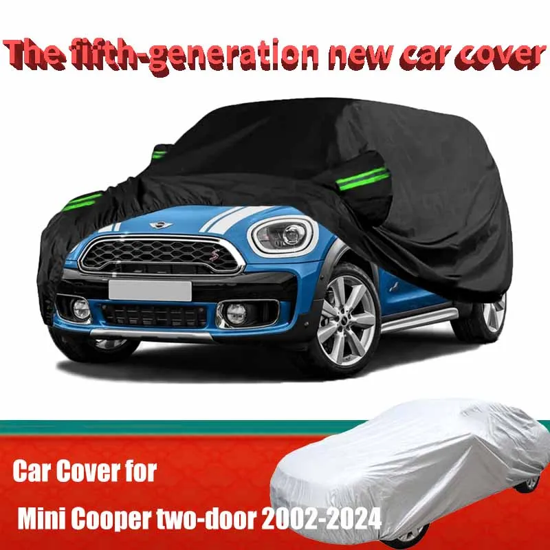 

Автомобильный чехол, совместимый с Mini Cooper, двухдверный 2002-2024, ветрозащитный, всепогодный, водонепроницаемый, защита от УФ-солнца, снега, пыли, уличный