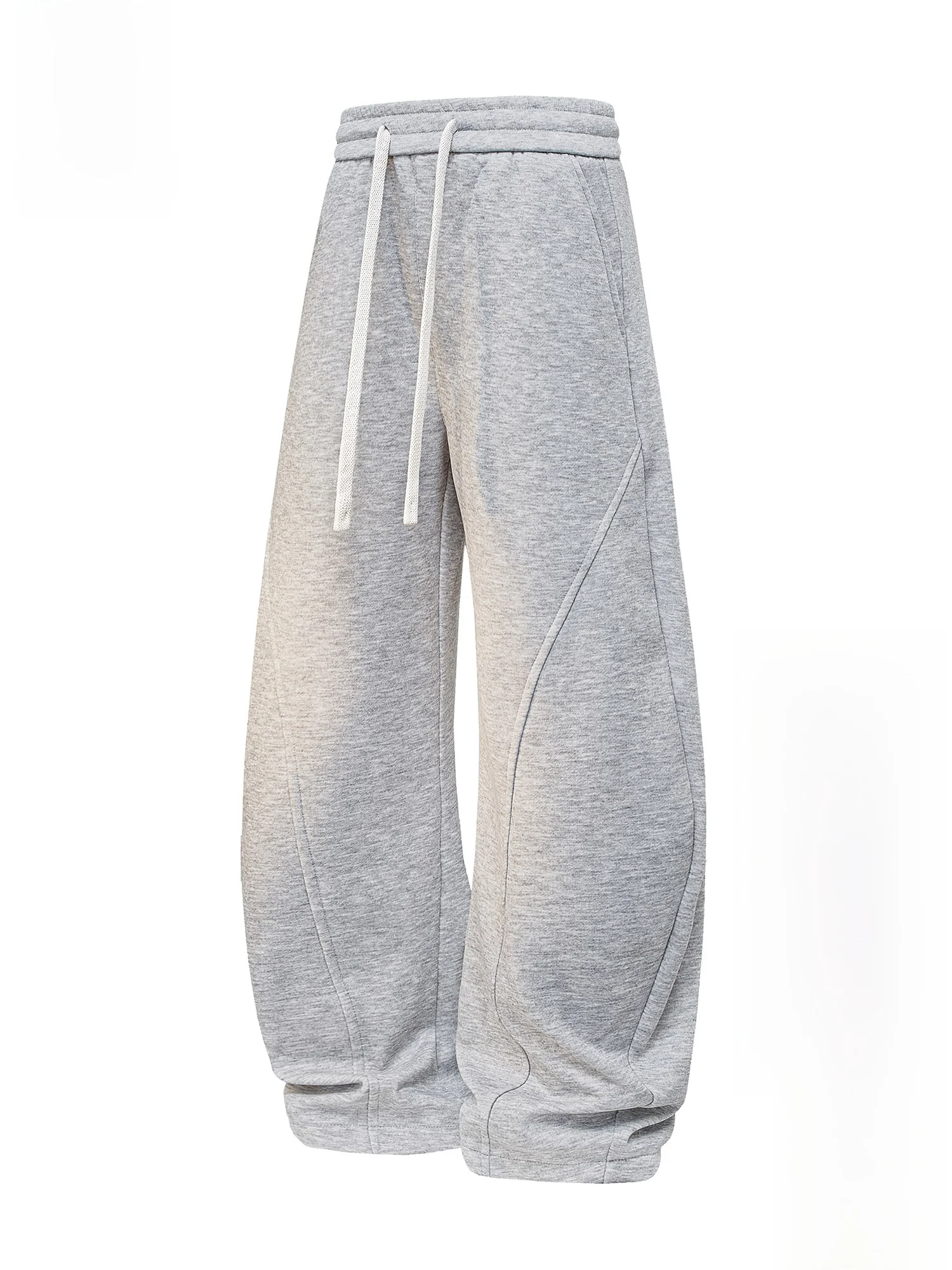 

PaulFrank Men's Fce Lined Wide Leg Casual Pants American Sle Loose Fit Versatile Autumn Winter Straight Cut Trousers