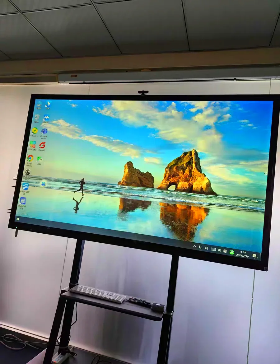 Advanced AI Powered Smart Conference System Touchscreen Control Wireless Connectivity Interactive Whiteboard