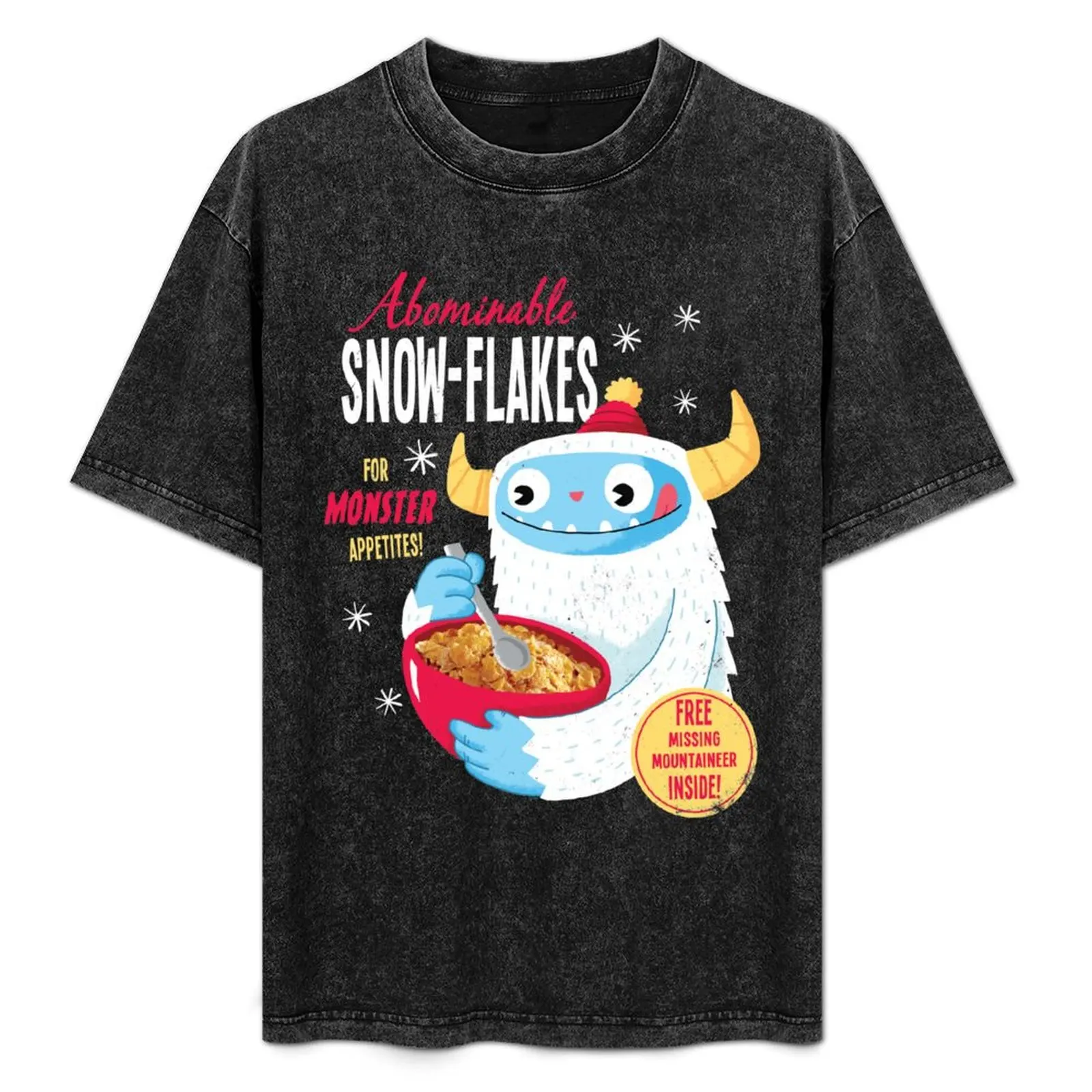 Abominable Snowflakes T-Shirt boys animal print basketball graphic tees cute tops mens designer t shirt