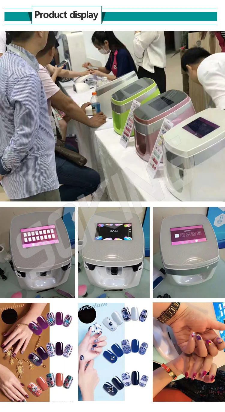 2018 Chinese Wholesale Newest Nail Arts design nails printer nails supplies