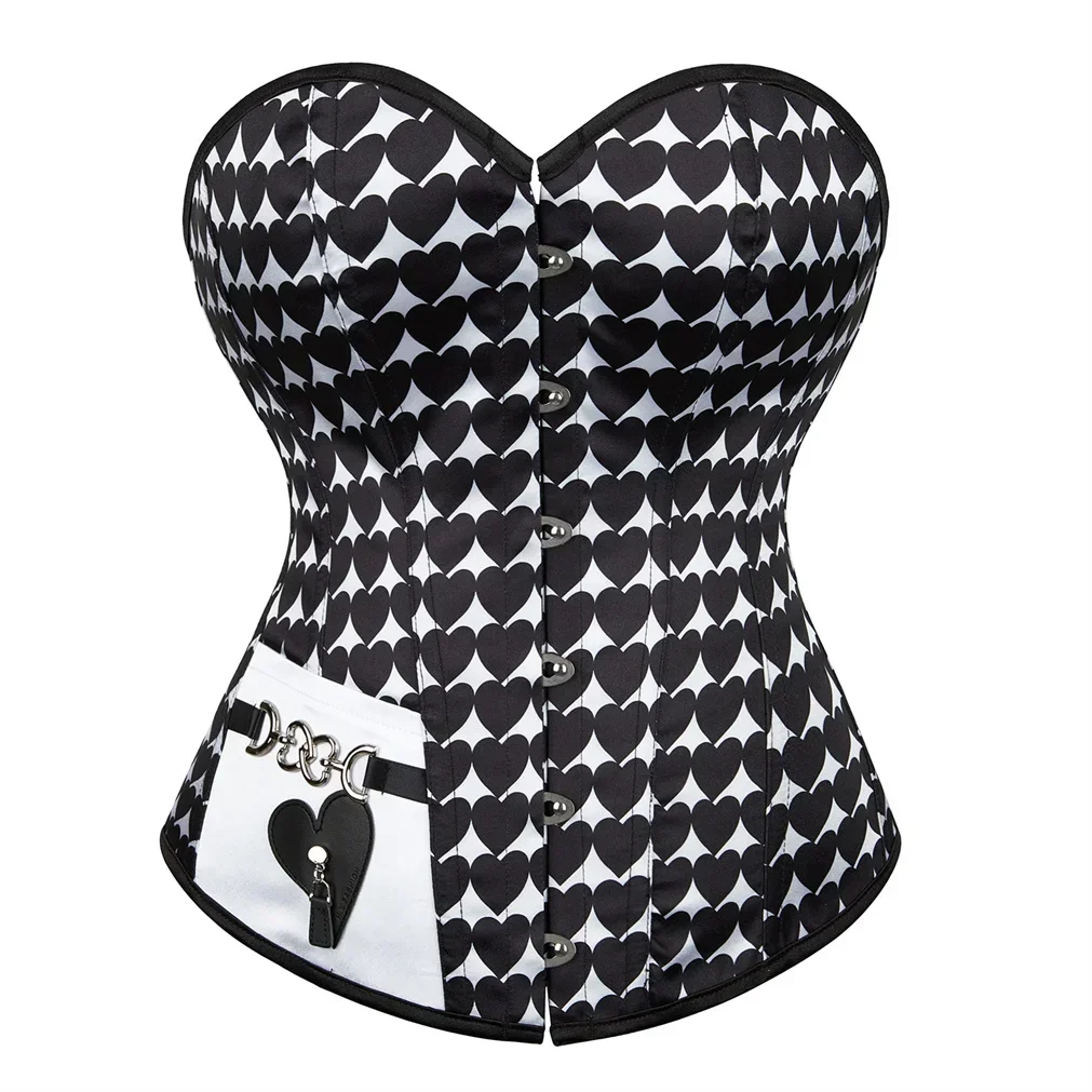 

Print Bustiers Corsets for Women Plus Size Bustier Top Halloween Vintage Style Costumes Burlesque Corset Waist Trainer Shapewear