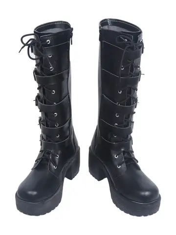 Underworld Blood Wars Female Warrior Selene Cosplay Boots, Custom Made Shoes Any Size