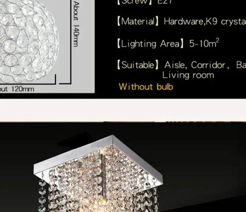 Modern LED Crystal Chandelier Light Lamp Lustre Chandeliers Lighting Hanging Pendant Ceiling Fixtures Luminaire For Living Room