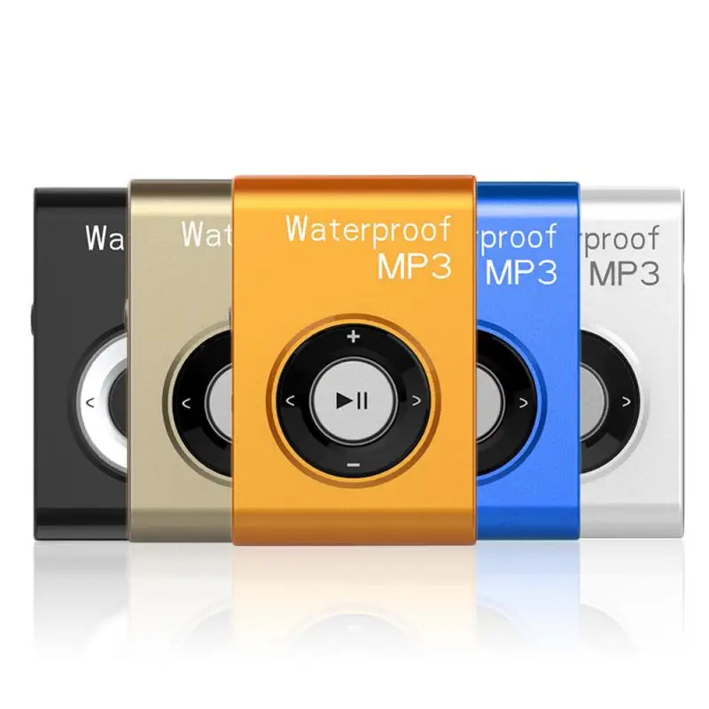 Mini IPX8 Waterproof Swimming MP3 Player Stereo Music MP3 Walkman FM Radio Sports Running HiFi Stereo Music Headphone