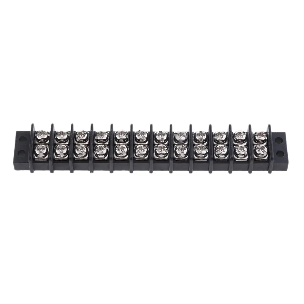 1 Piece 12-way Terminal Strip Bus Bar Busbar Rated Current: 30A 12