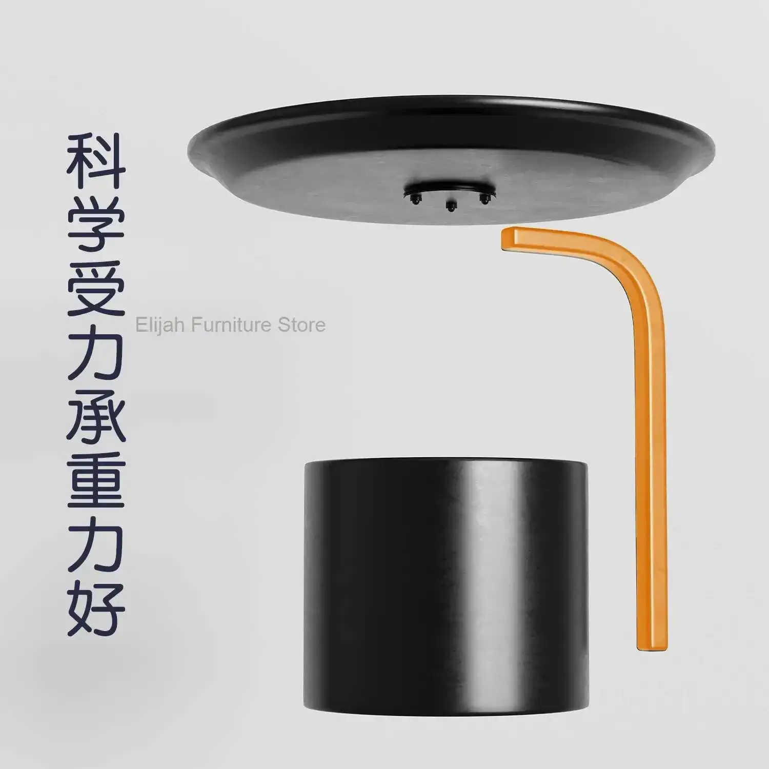 

Round Home Bedside Tables Dressers Comfortable Modern Auxiliary Bedside Tables Economic Mesita De Noche Creative Furniture