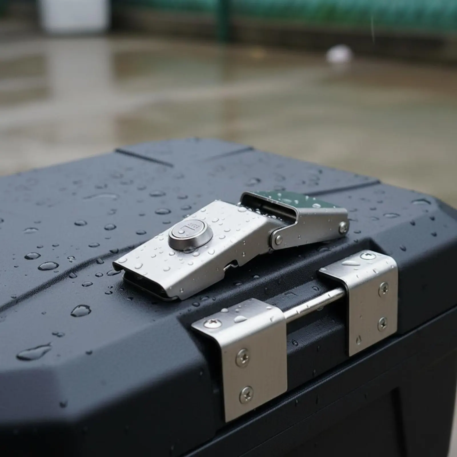 

Motorcycle Trunk Lock Universal Fit Scooter Tail Box Lock Scooter Rear Box Latch Secure Locking Vehicle Accessory