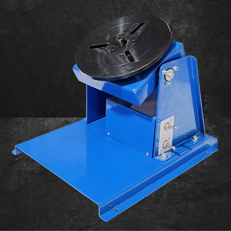 Rotary Welding Positioner Welding Turntable 10Kg Welding Positioner Turntable Tilt Table for Ring Welding with 65 Chuck