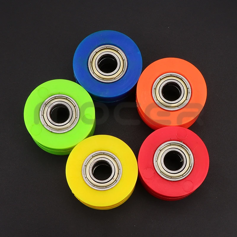 8mm/10mm Drive Chain Pulley Roller Slider Tensioner Wheel Guide For CRF YZF EXC RMZ KLX Most Of Dirt Pit Bikes Enduro Motocross