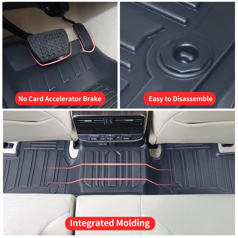 Tapis de sol pour Toyota Land Cruiser, accessoire de Modification de décoration intérieure, LC300 300, 2022