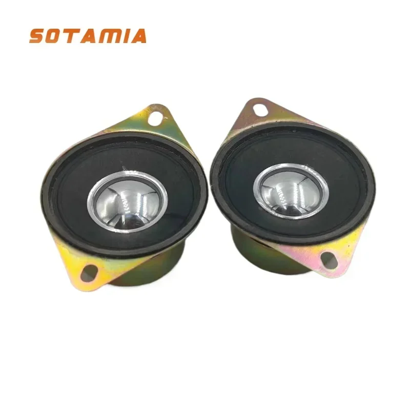 

SOTAMIA 2Pcs 2 Inch Tweeter Audio Speaker 4 Ohm 8 Ohm 10W Treble Speaker Anti-magnetic HIFI Loudspeaker Sound Music Home Theater
