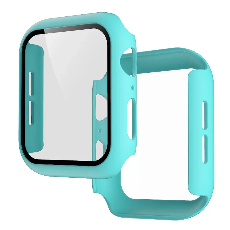 เคสกระจก + เคสสำหรับ Apple Watch SE 6 5 4 3 2 1 44มม. 40มม. 40มม. สำหรับ Apple Watch