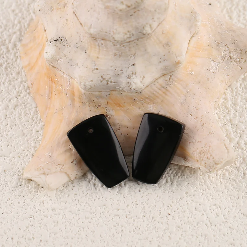 

AAA+ Rated B&F Obsidian Earring Beads for Jewelry Making, Handmade Natural stones beads, Stones for Supplies