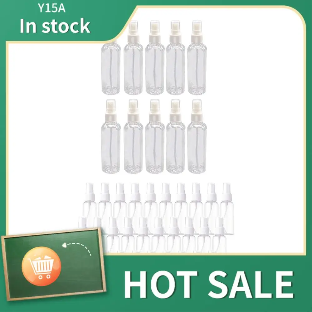 

Y15A 50PCS 100 Ml Transparent Plastic & 50 Pieces 50Ml Spray Bottles